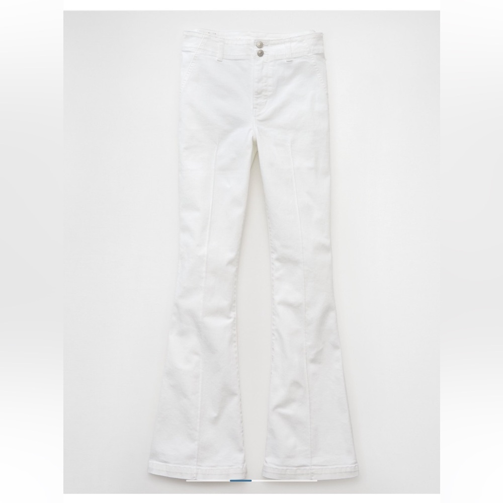 Stylish White Flared Jeans